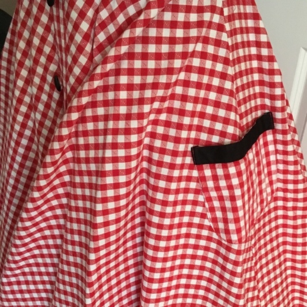 Red Gingham Chantal dress - Picture 2 of 8